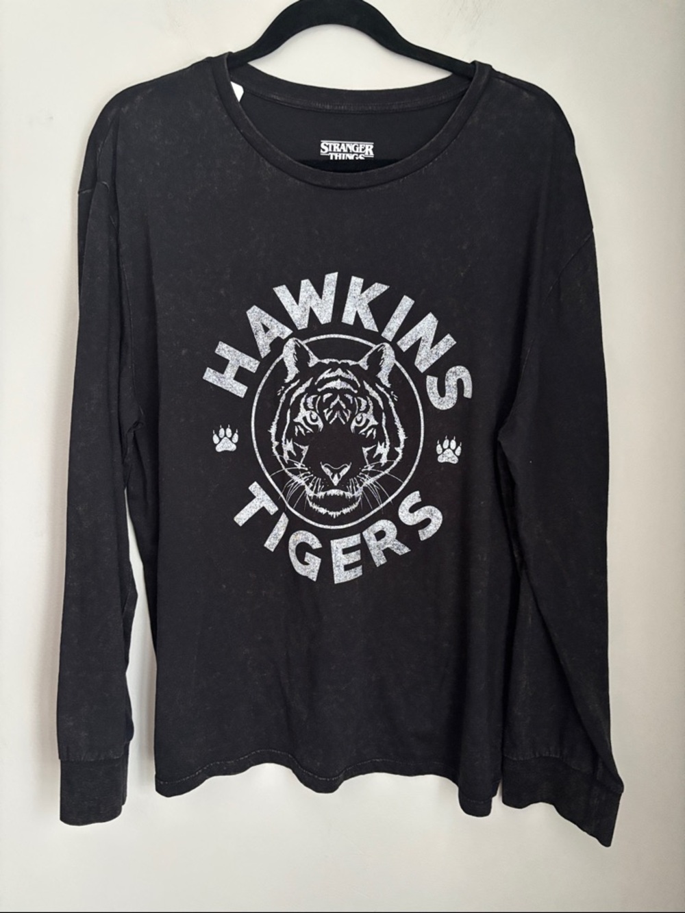 Stranger Things Hawkins Tigers Long Sleeve Tee